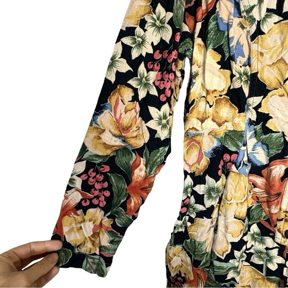 VINTAGE APRIL CORNELL Floral Jumpsuit - Picture 4 of 5